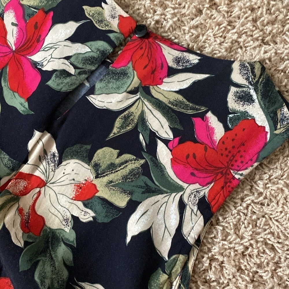 VTG Floral Sleeveless Midi Sundress - Picture 4 of 9
